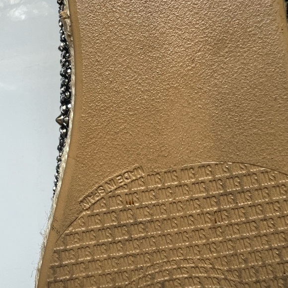 Stuart Weitzman Rockon Espadrilles Womens Designer Shoes Studded Size 8m Black - Picture 5 of 10